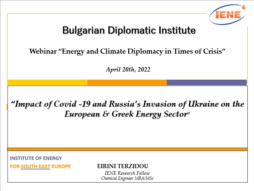 Impact of Covid-19 War in Ukraine on Energy Sector