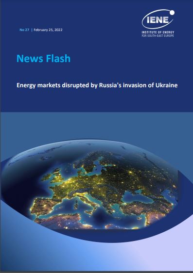 News Flash:Energy markets disrupted by Russia's invasion of Ukraine