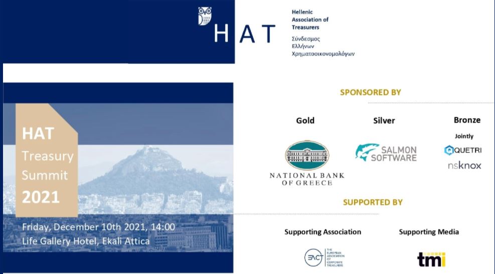 IENE actively participated in the Hellenic Association of Treasurers conference on "Sustainable Finance and Green Investments".