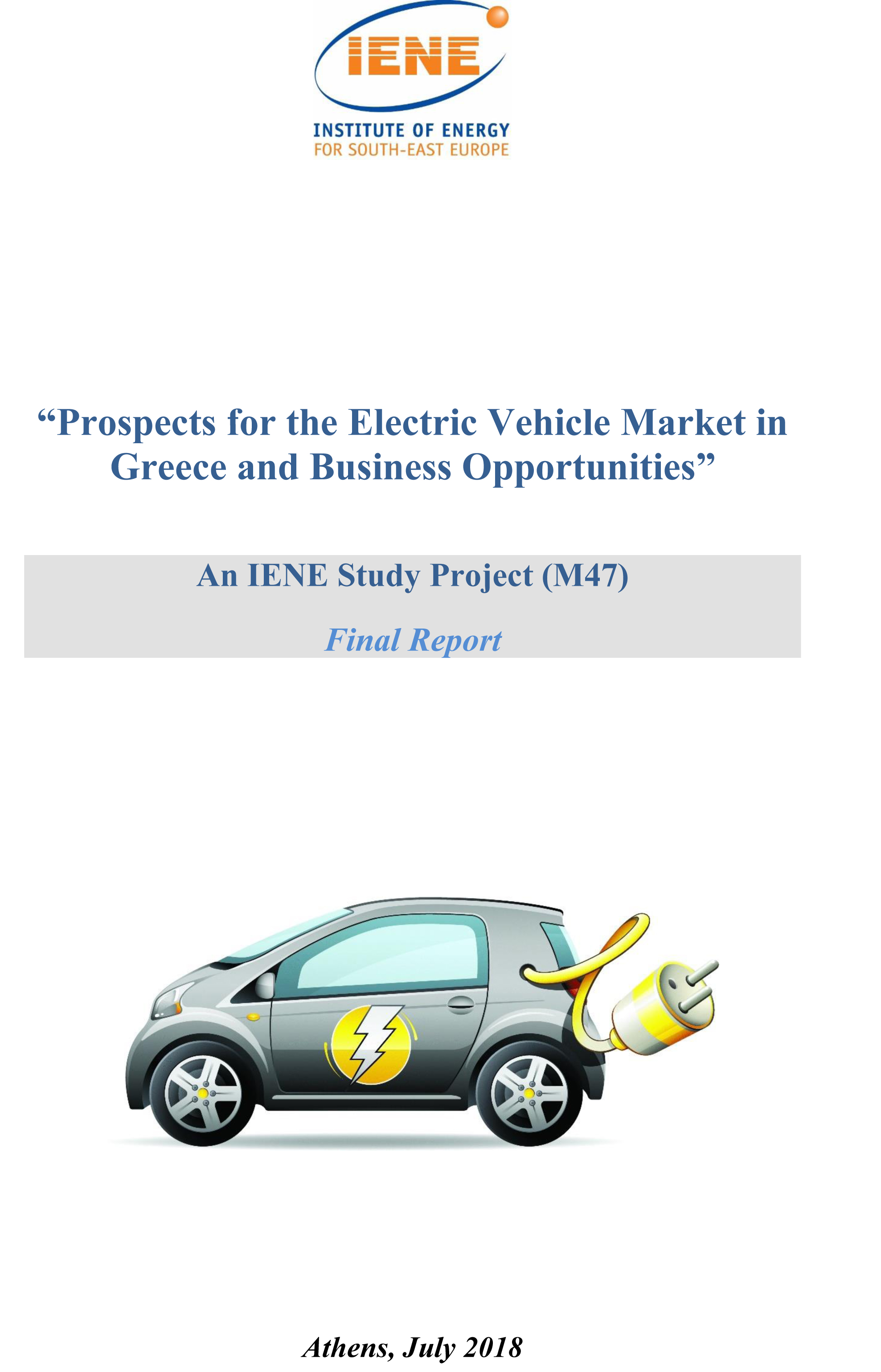 Prospects for the Electric Vehicle Market in Greece and Business Opportunities