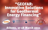 GEOFAR Innovative Solutions for Geothermal Energy Financing