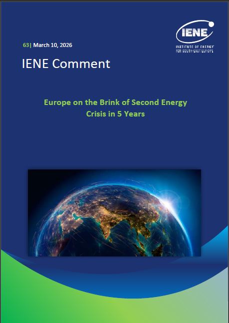 IENE Comment No 63 -  Europe on the Brink of Second Energy Crisis in 5 Years