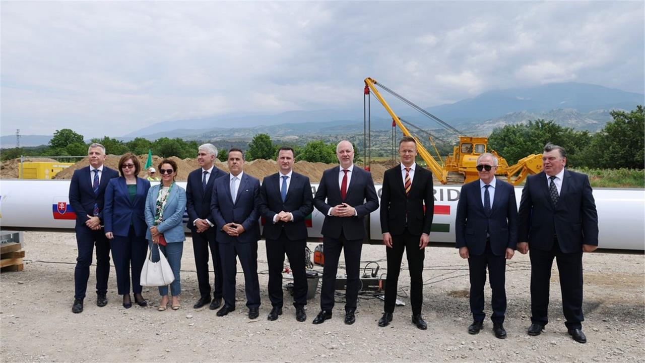 Major Branch of Vertical Corridor for Natural Gas is Inaugurated in Bulgaria; Papastavrou Attends