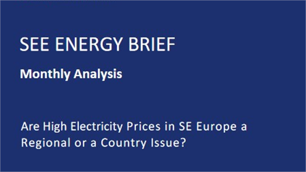 Latest IENE Analysis Focuses on High Electricity Prices in SE Europe