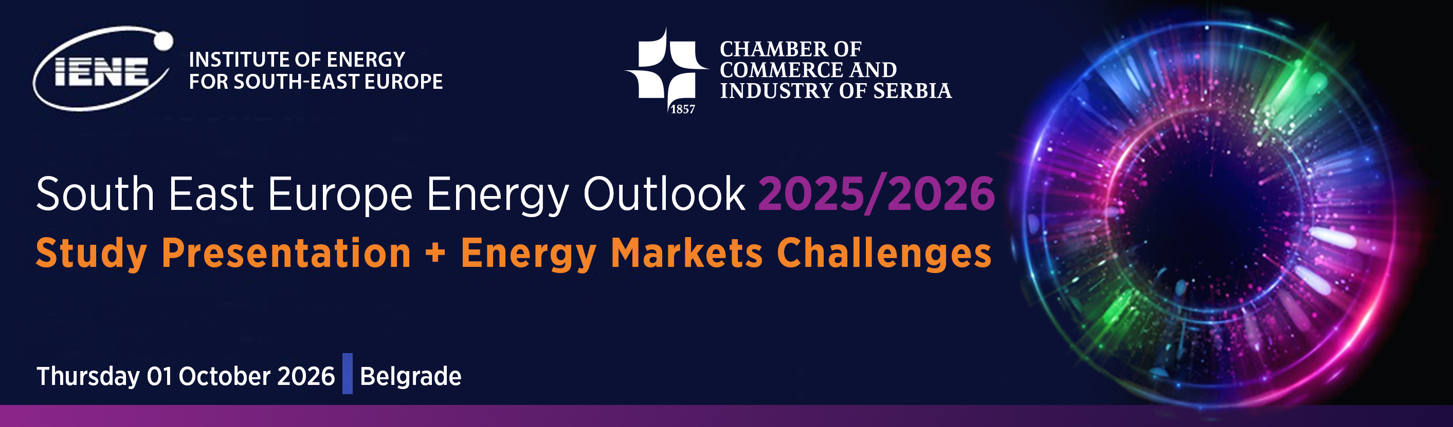 South East Europe Energy Outlook 2025/2026:  Study Presentation and Energy Markets Challenges