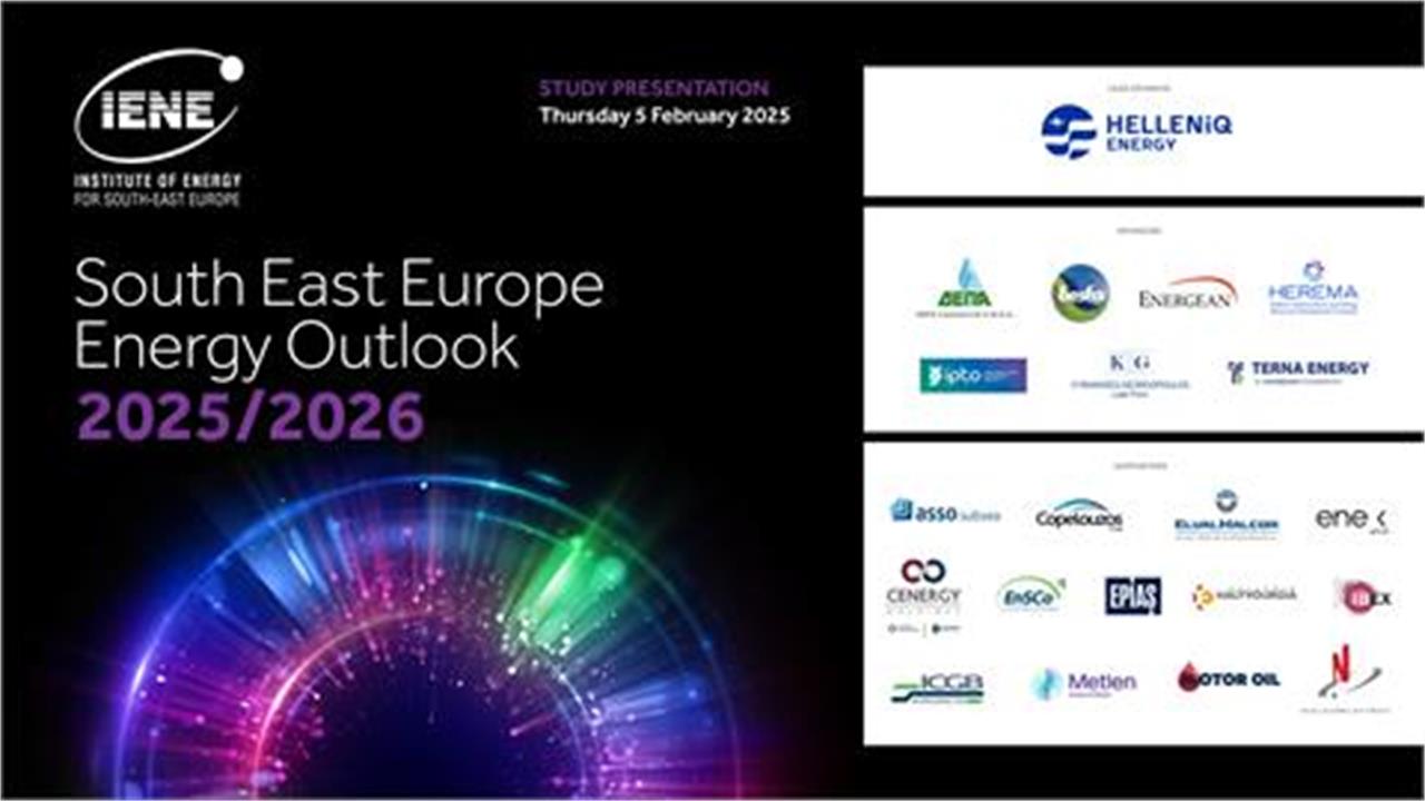 IENE’s Major Study on Energy Trends and Outlook for SE Europe Presented at the Athens Exchange