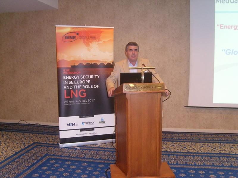 Mr. Spyros Paleogiannis, Managing Director, Med Gas and More Ltd,  ex- CEO, Public Gas Corporation (DEPA), Greece